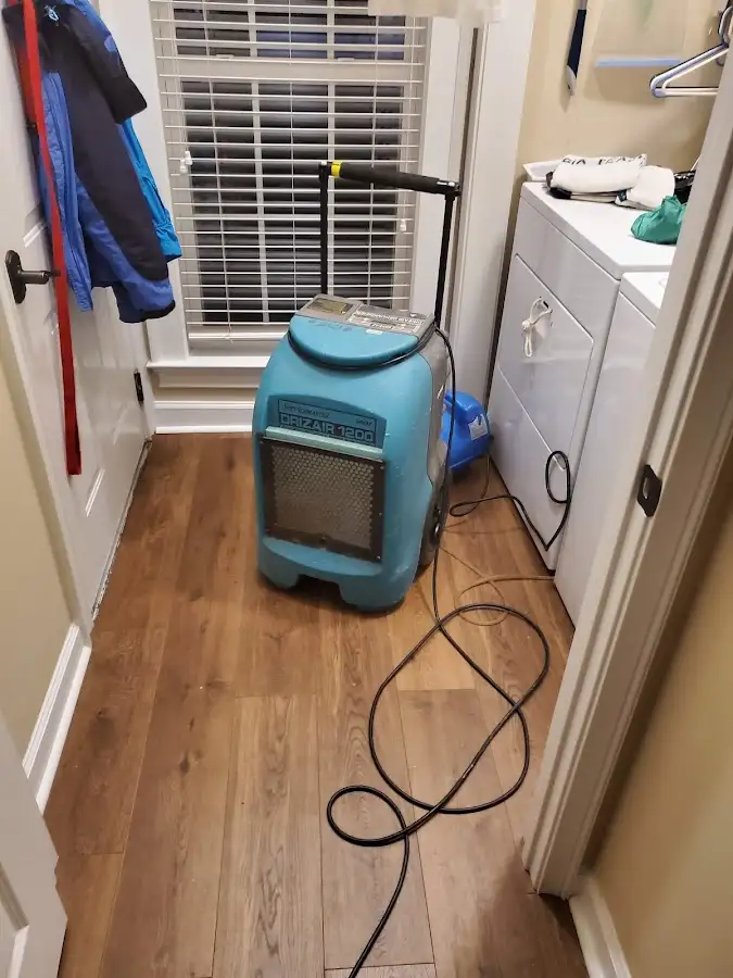 Commercial dehumidifier deployed for Flood Damage Cleanup in Wentzville